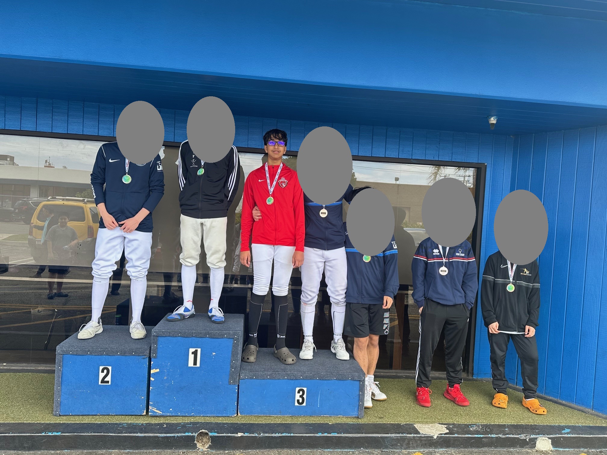 Tournament podium recognition photo